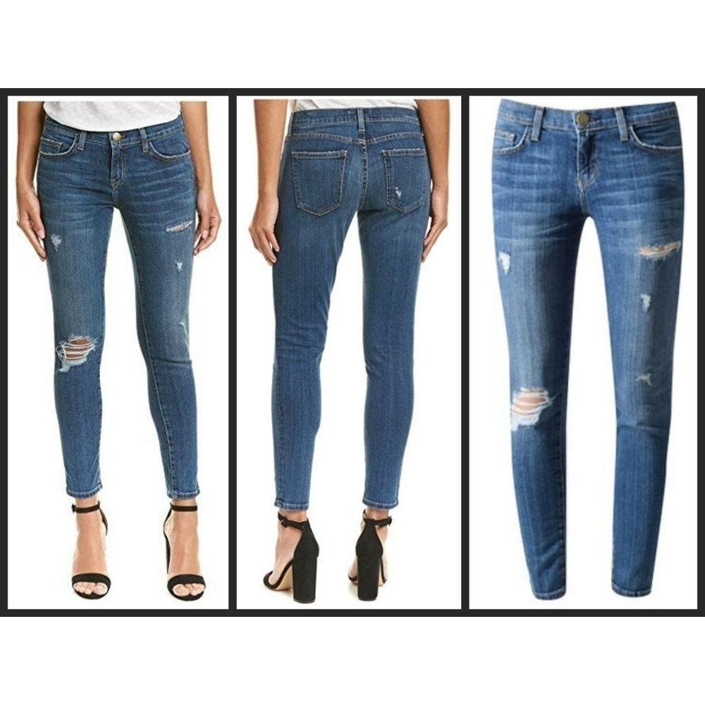 💕Current/Elliott💕 Easy Stiletto Distressed Jeans